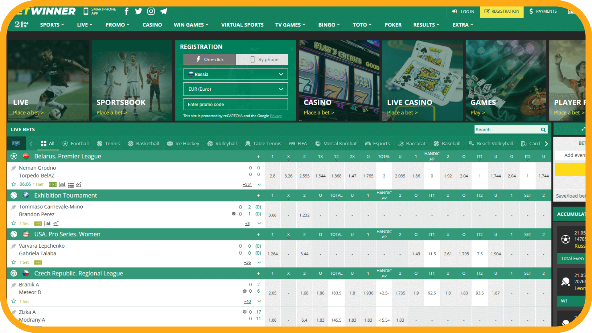 Best place for Betwinner sports betting in Bangladesh